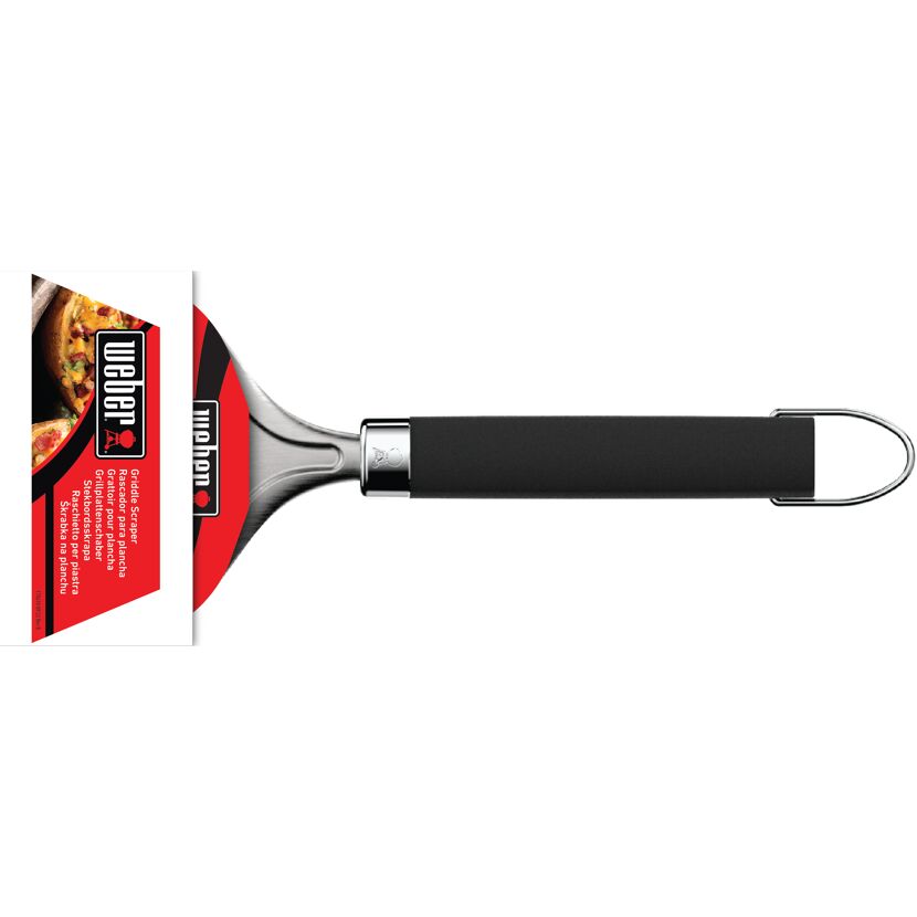 Weber Grillplattenschaber mit schwarzem Griff