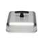 Weber Grillplatten-Haube aus Edelstahl mit schwarzem Griff