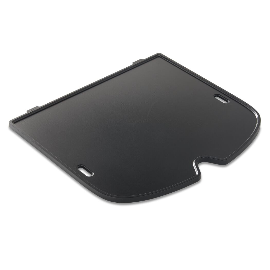 Schwarze Grillplatte