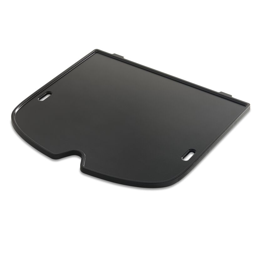 Schwarze Grillplatte