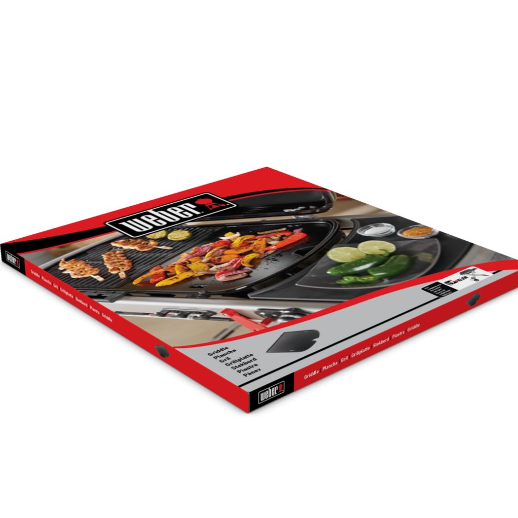 Weber Grillplatte für Traveler Grill mit Grillgut