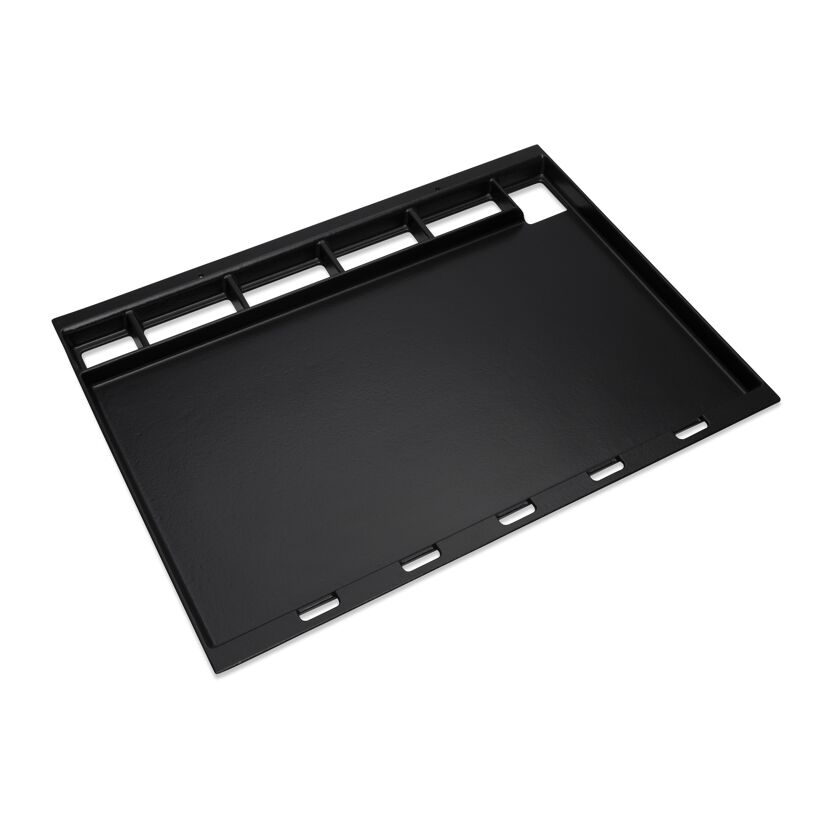 Schwarze Grillplatte der Genesis 300 Serie