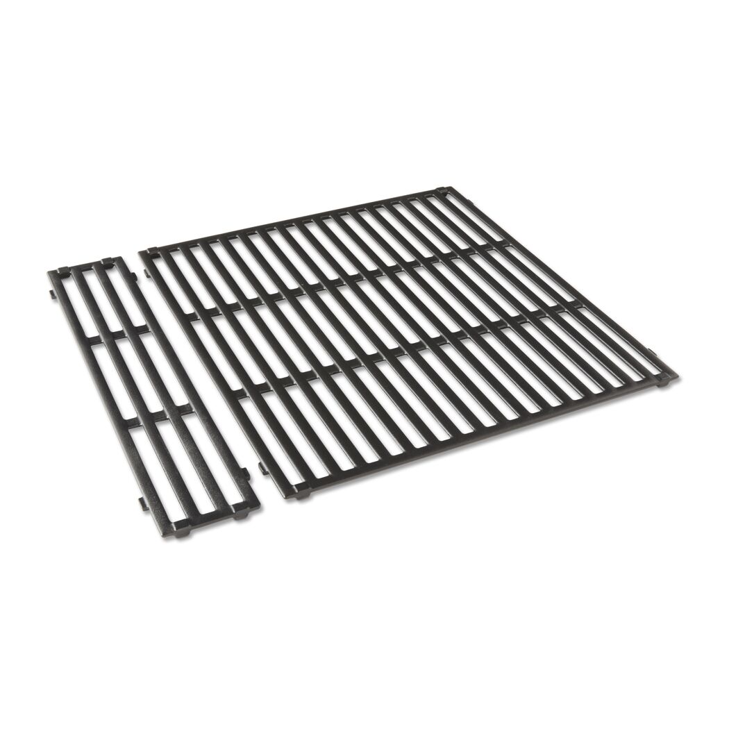 Zwei schwarze Grillroste