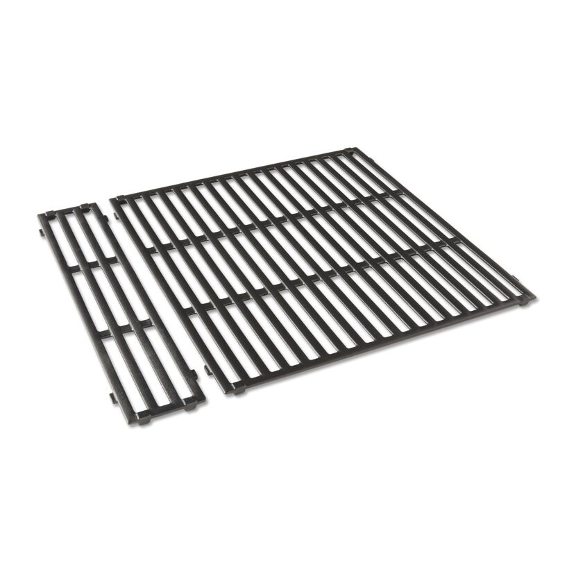 Zwei schwarze Grillroste