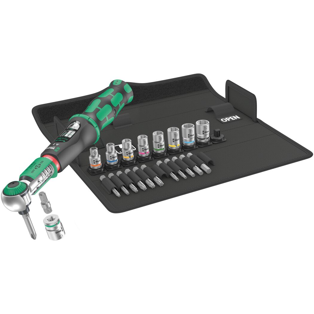 Wera Safe-Torque A 2 Set 1 mit Drehmomentschraubendreher und Bits