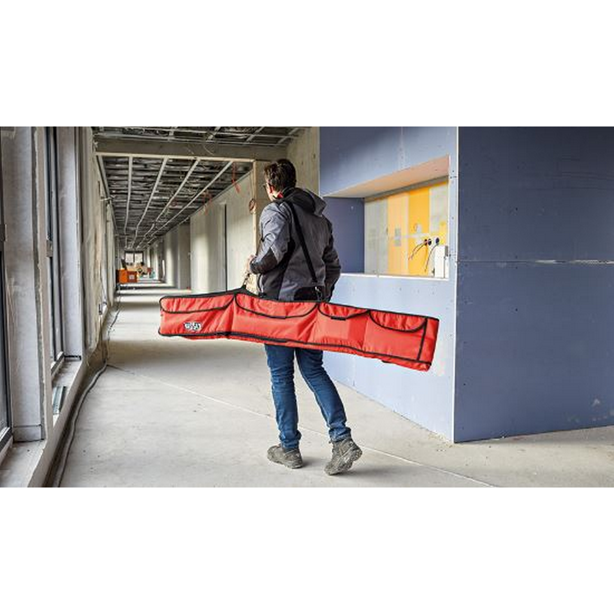 Kombitasche für Deckenstützen 'STE-BAG' rot 220 x 25 cm + product picture