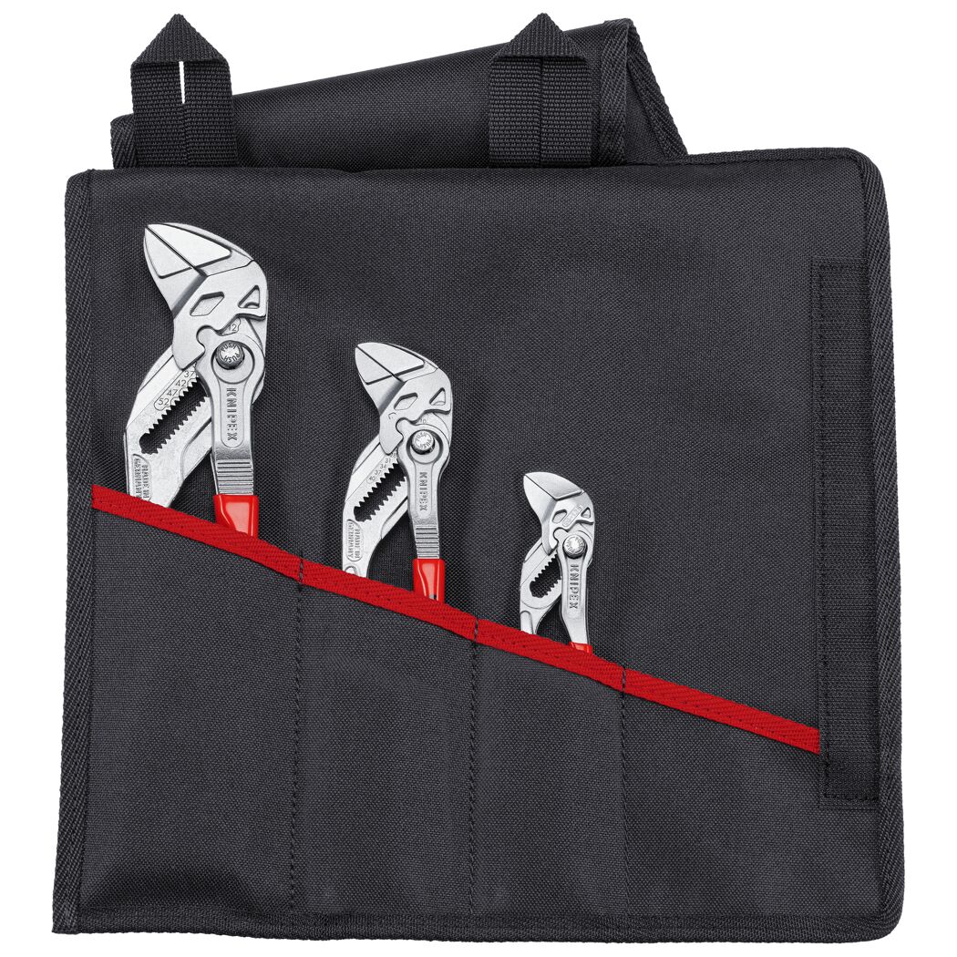 Knipex Zangenschlüssel-Set, 3-teilig, in Tasche