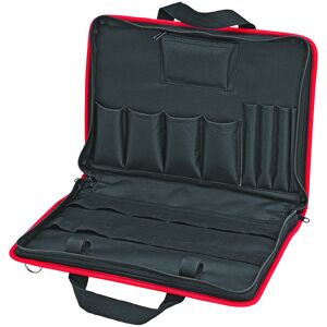 Werkzeugtasche 'Kompakt' schwarz/rot 41 x 6 x 29 cm