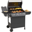 Gasgrill 'Columbus' schwarz 107,5 x 130 x 58,5 cm