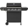 Gasgrill Columbus mit vier Brennern und Seitenkocher.