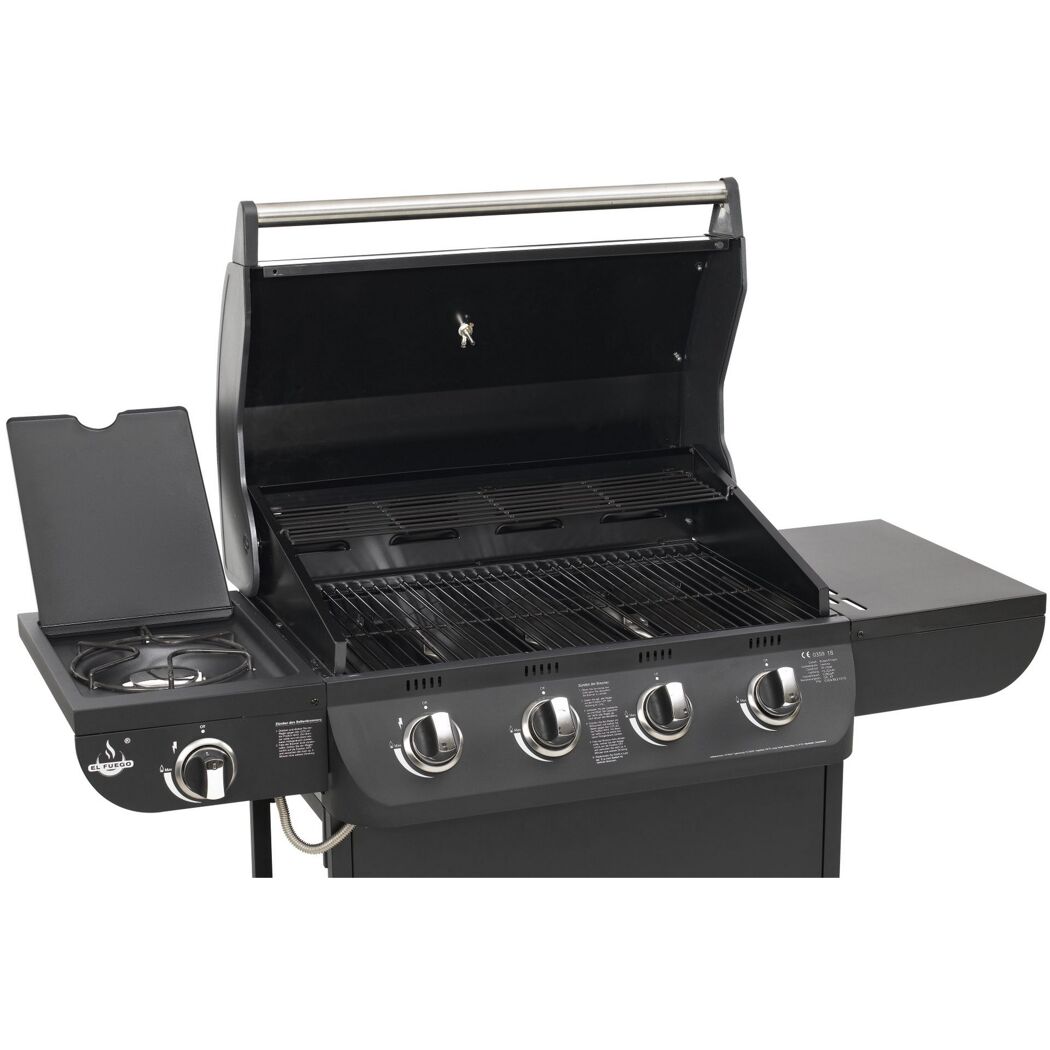 Gasgrill Columbus mit geöffnetem Deckel