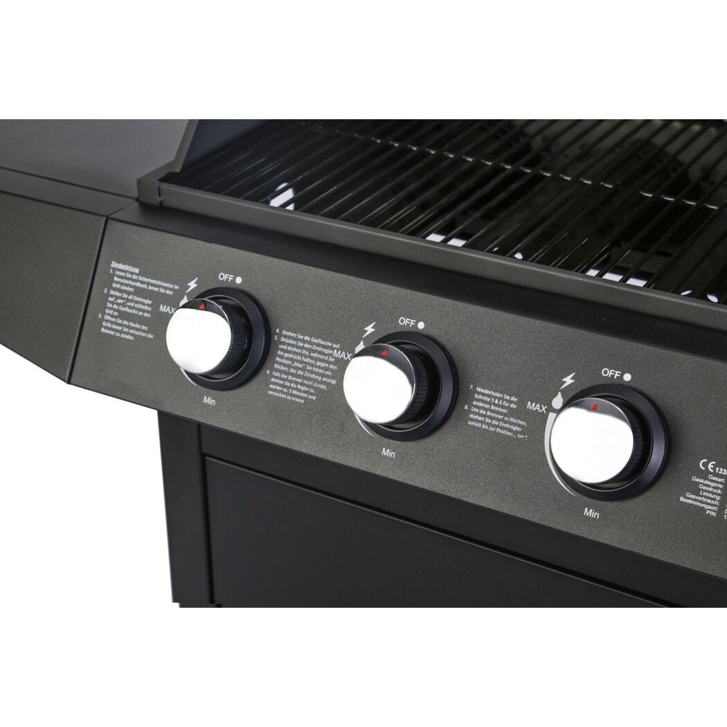 Gasgrill San Angelo mit drei Drehreglern