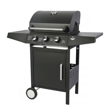2. Bild von Gasgrill 'San Angelo' schwarz 109,6 x 110,5 x 53 cm