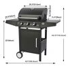 Gasgrill San Angelo mit 3 Brennern