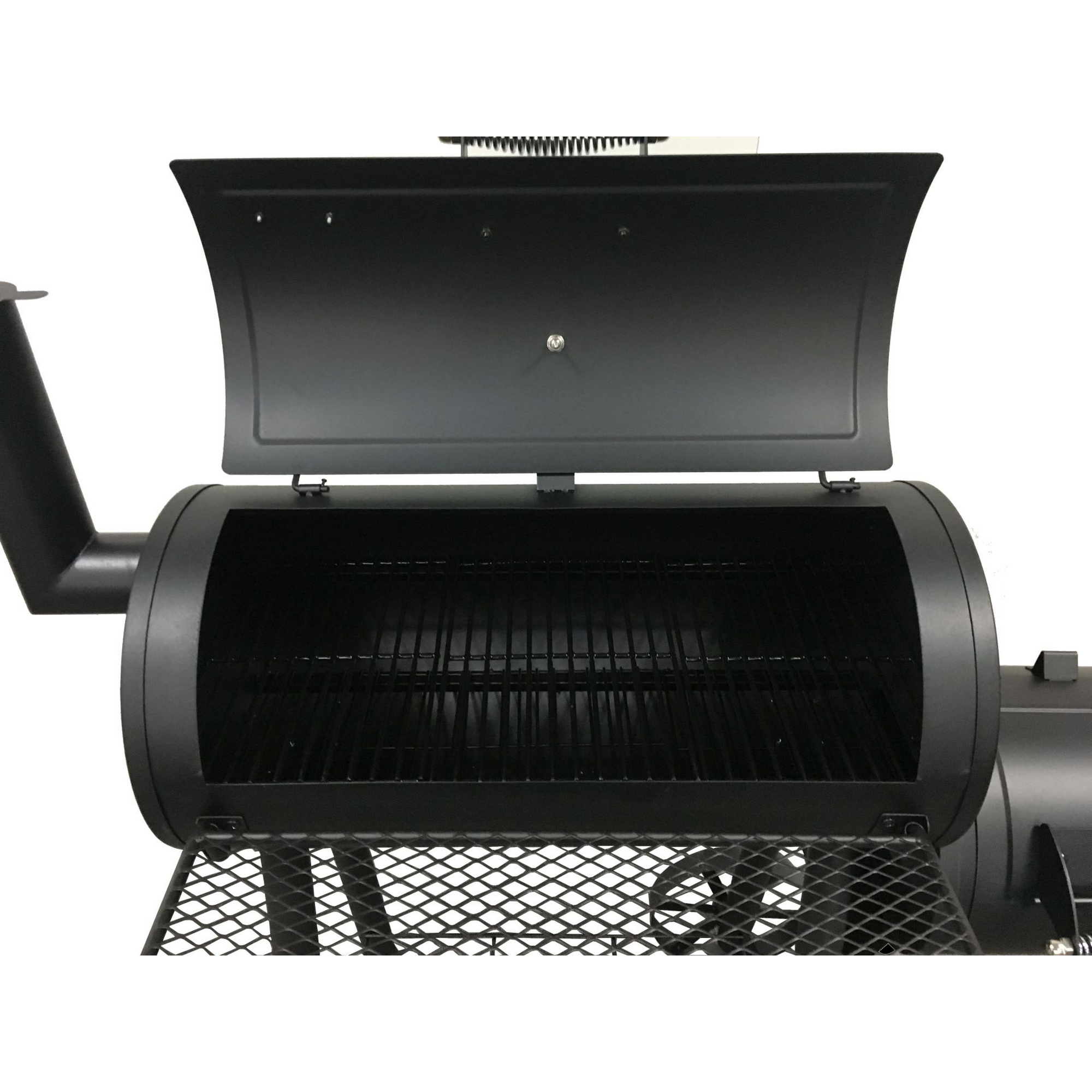 Smoker- und Holzkohlegrill 'Edmonton' schwarz 121 x 124 x 66 cm + product picture