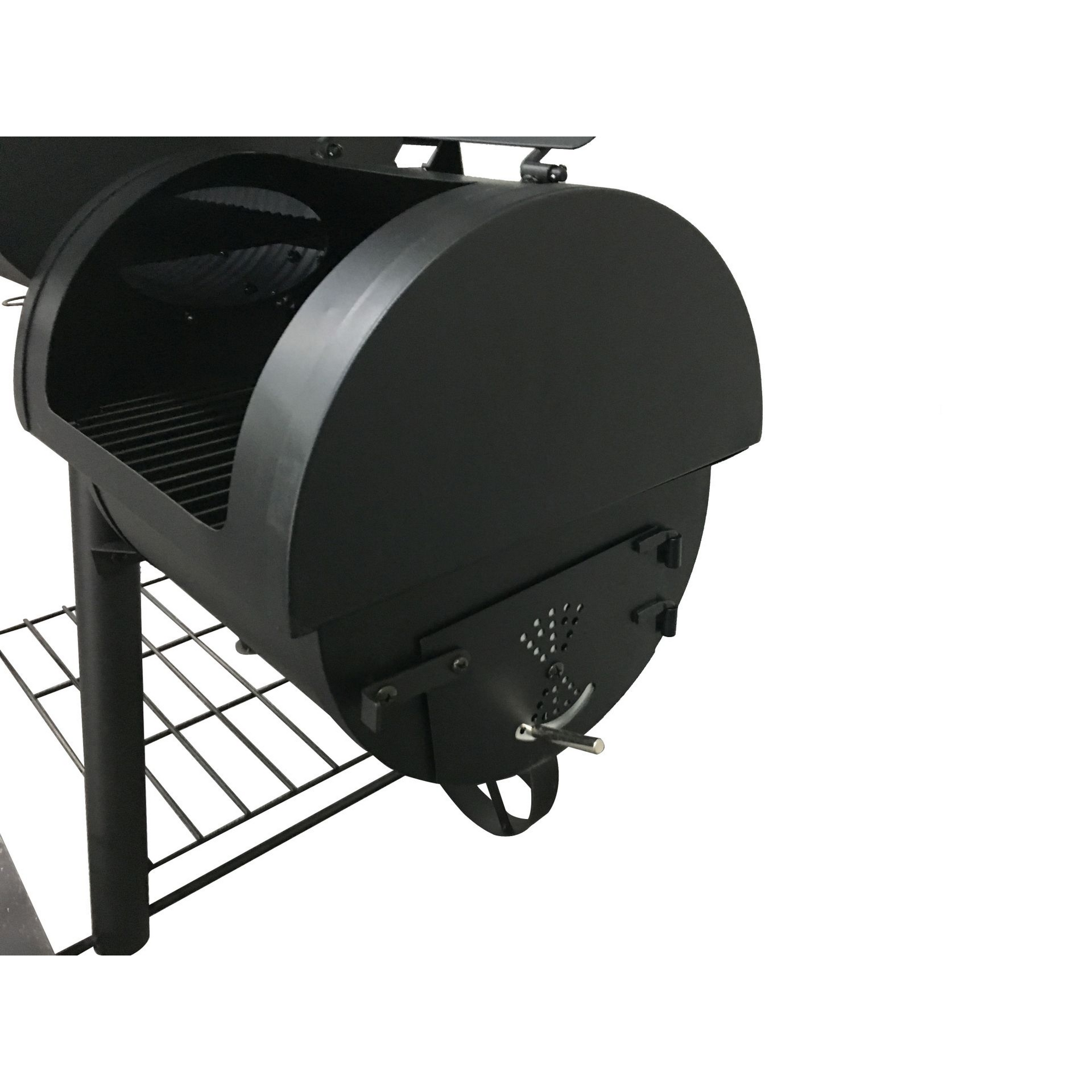 Smoker- und Holzkohlegrill 'Edmonton' schwarz 121 x 124 x 66 cm + product picture