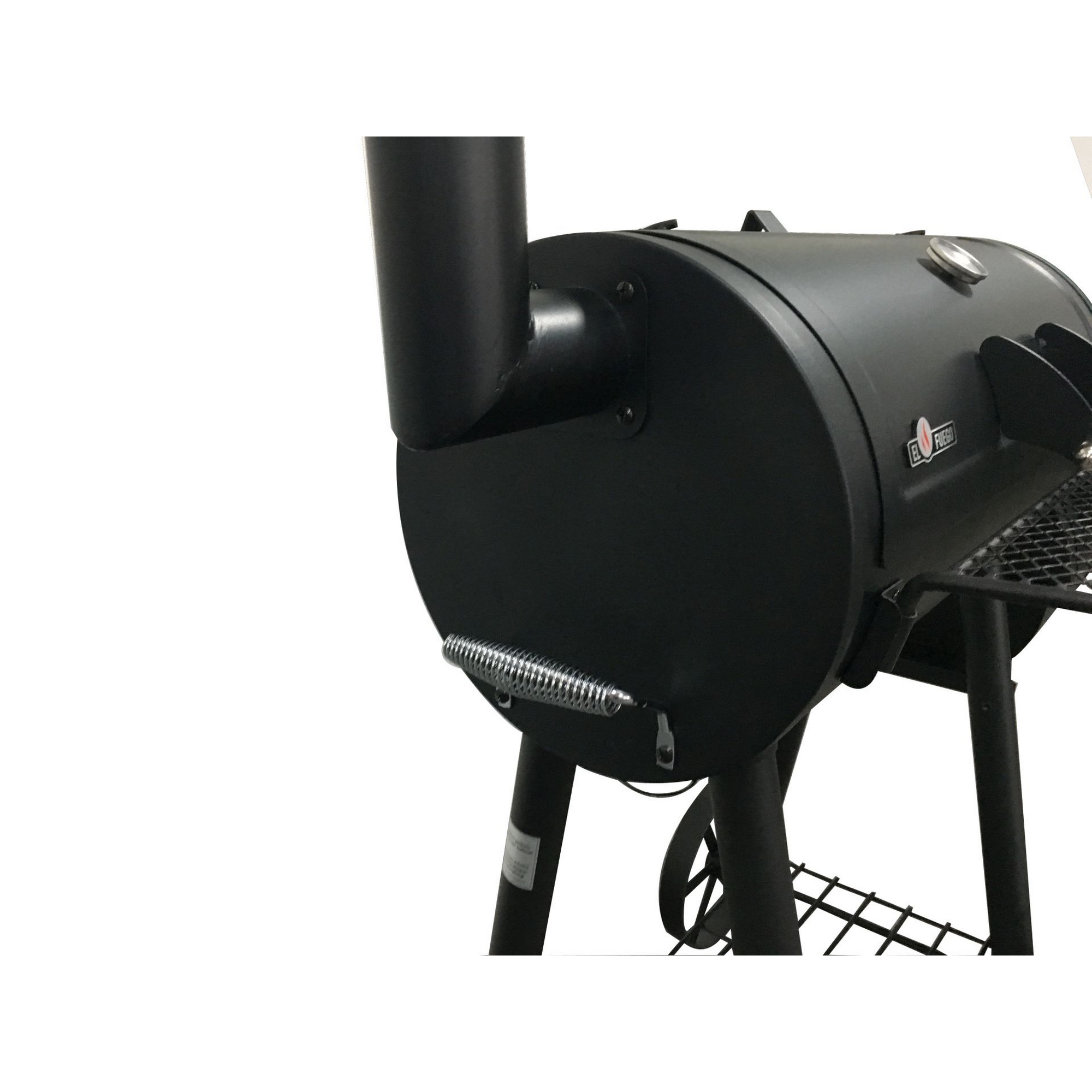 Smoker- und Holzkohlegrill 'Edmonton' schwarz 121 x 124 x 66 cm + product picture