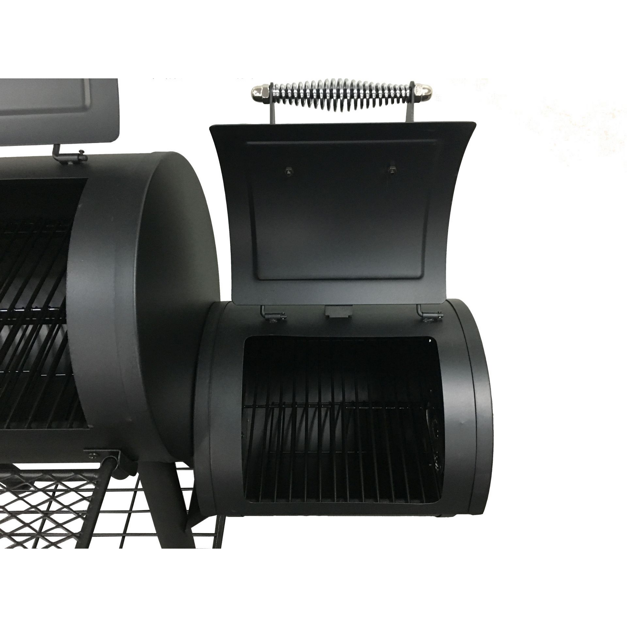 Smoker- und Holzkohlegrill 'Edmonton' schwarz 121 x 124 x 66 cm + product picture