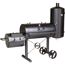 Schwarzer El Fuego Kiona Holzkohle Smoker