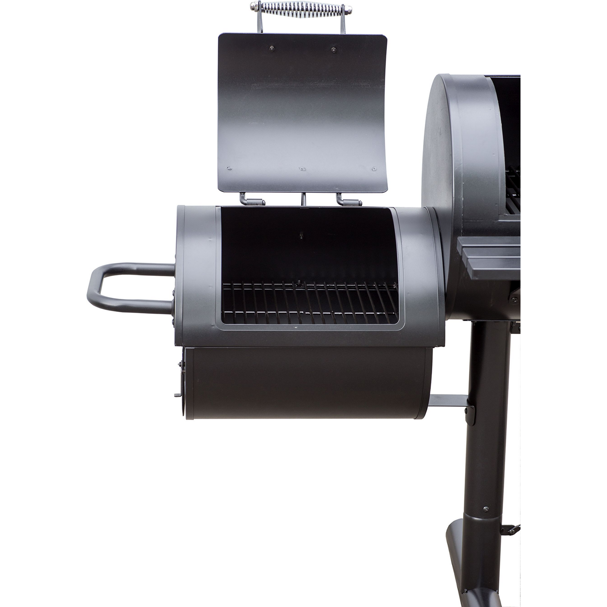 Smoker- und Holzkohlegrill 'Kiona' schwarz 211 x 173 x 70 cm + product picture