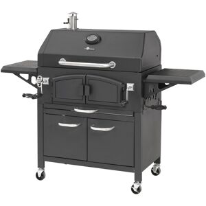 Holzkohlegrill 'Grand Ontario' schwarz 154 x 131 x 68,5 cm