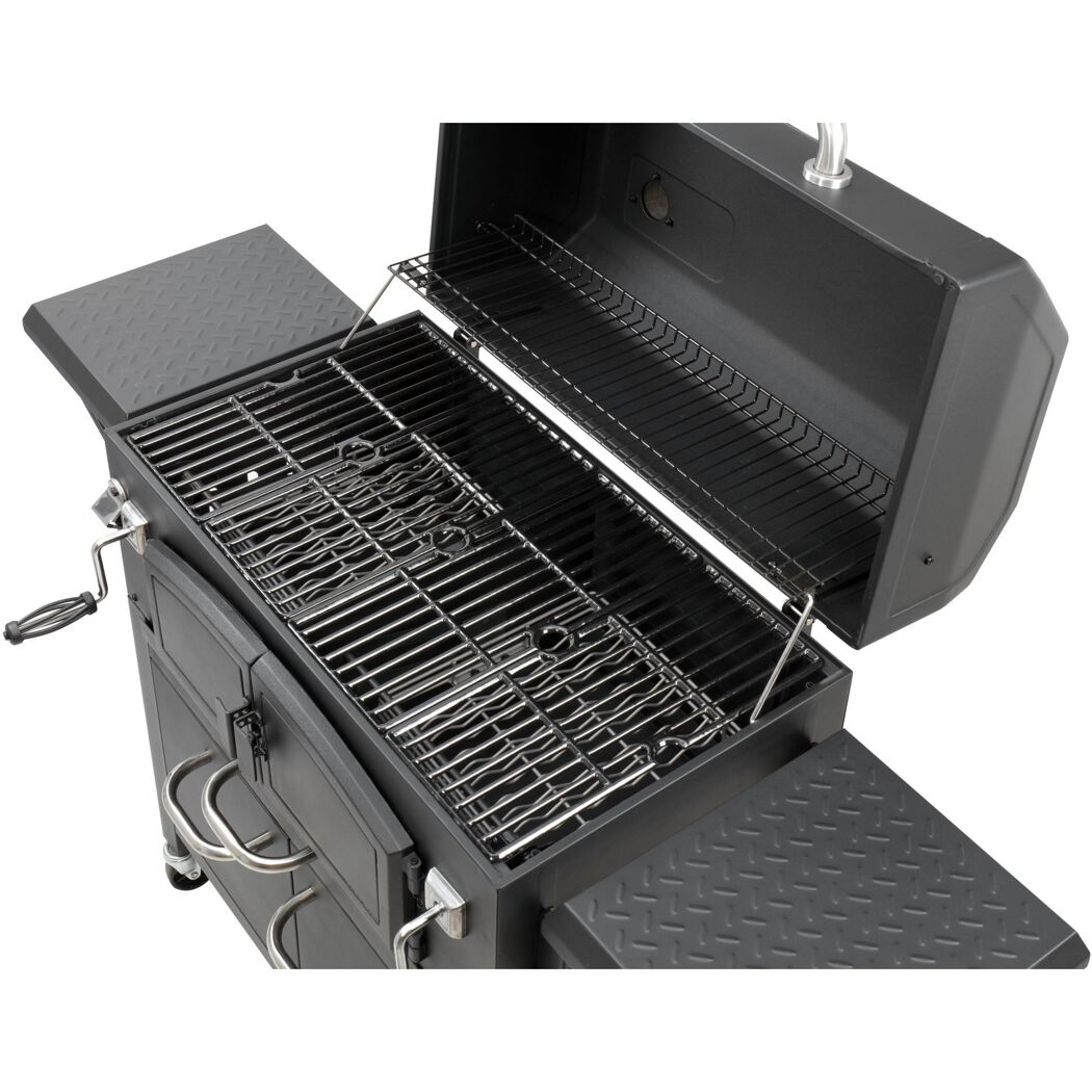 Schwarzer Holzkohlegrill Grand Ontario von El Fuego