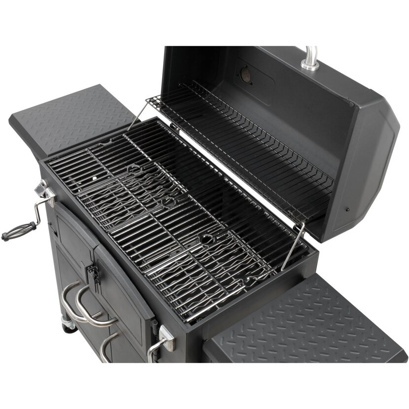 Schwarzer Holzkohlegrill Grand Ontario von El Fuego