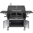 Holzkohlegrill 'Grand Ontario' schwarz 154 x 131 x 68,5 cm
