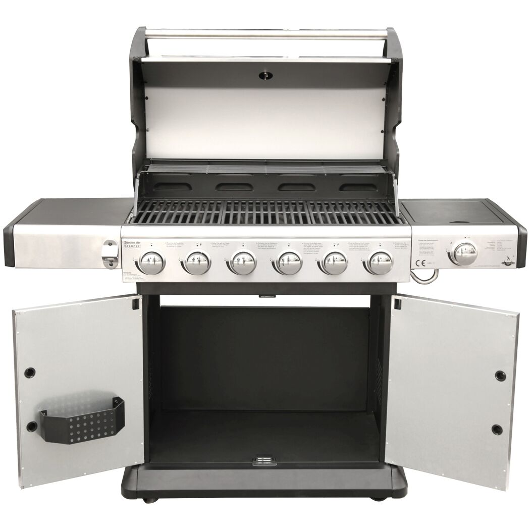 Gasgrill El Fuego Deluxe Edelstahl