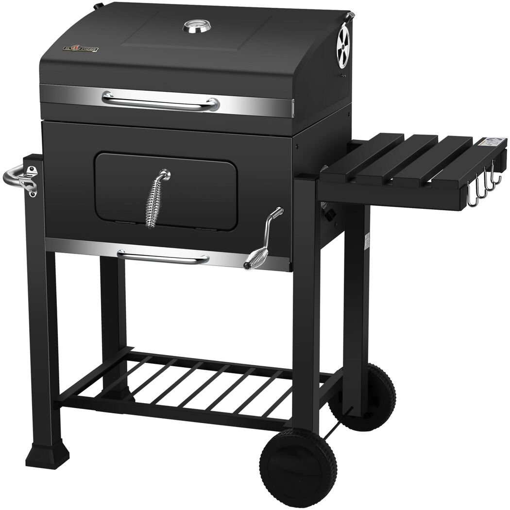 Schwarzer El Fuego Holzkohle Smoker Ontario Del.