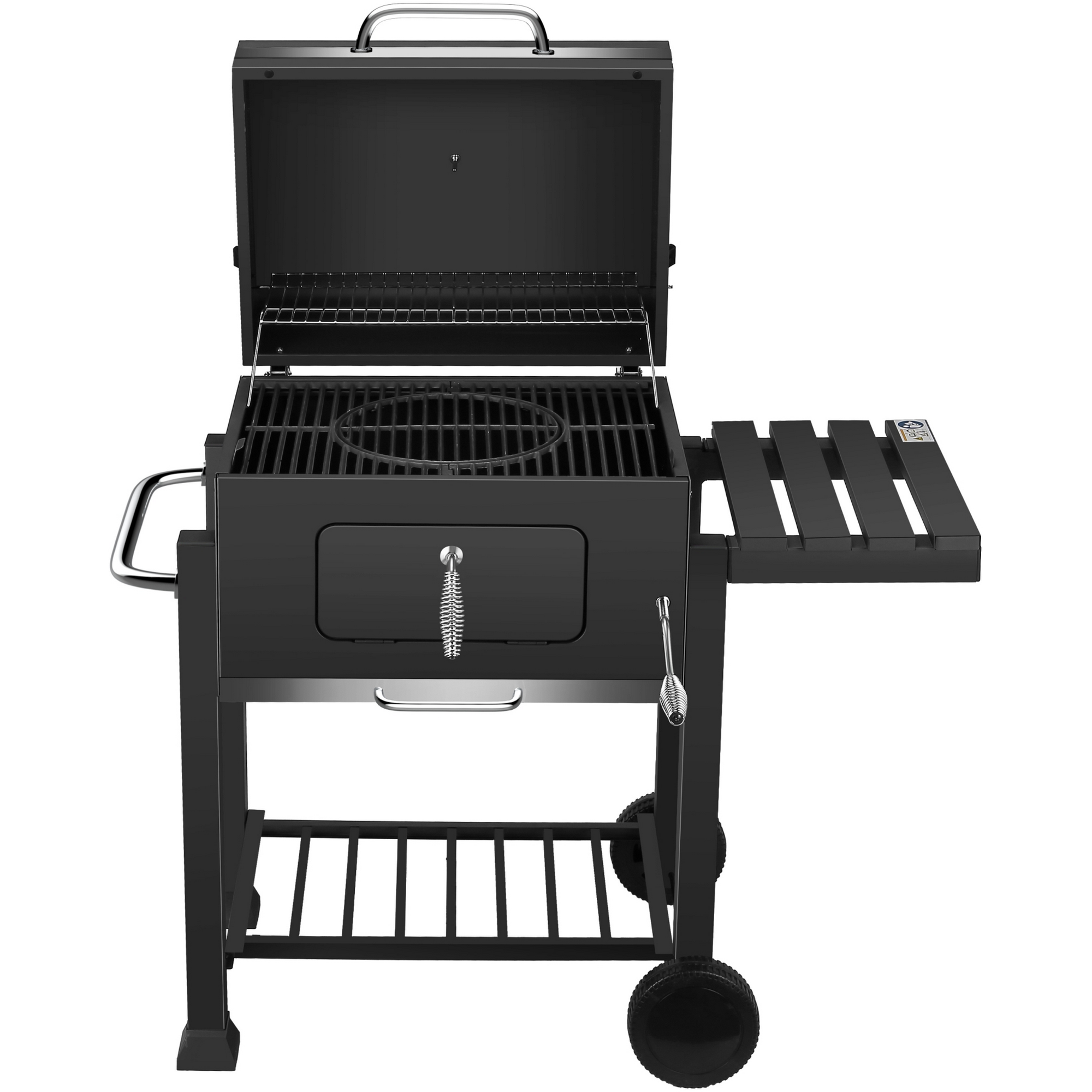 Holzkohlegrill 'Ontario Deluxe' schwarz 114 x 108 x 65 cm + product picture