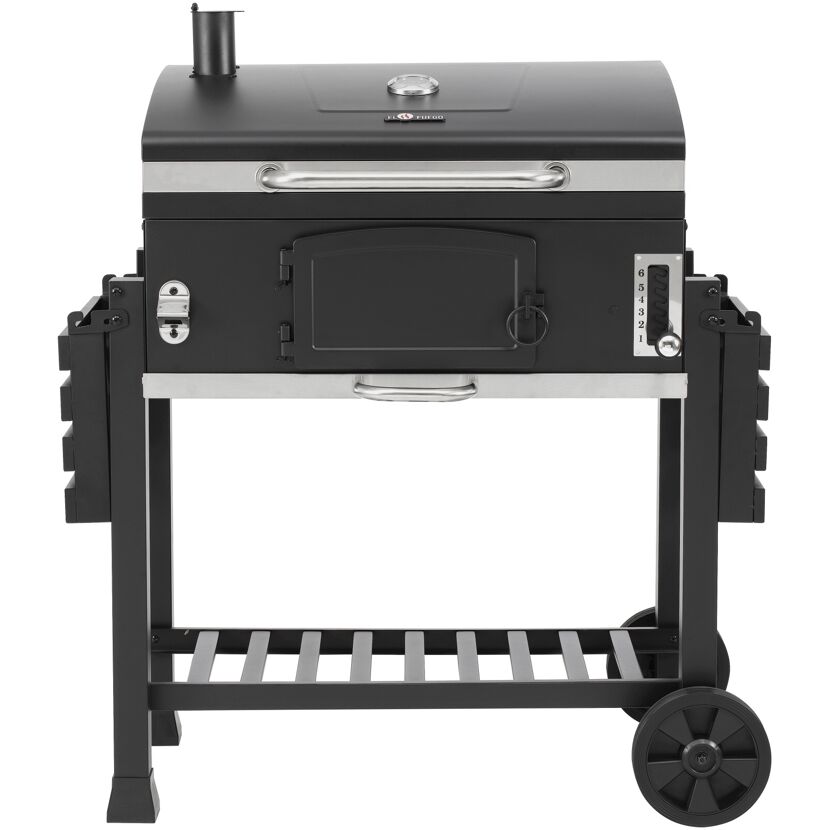 Schwarzer El Fuego Holzkohle Smoker Ontario XXL