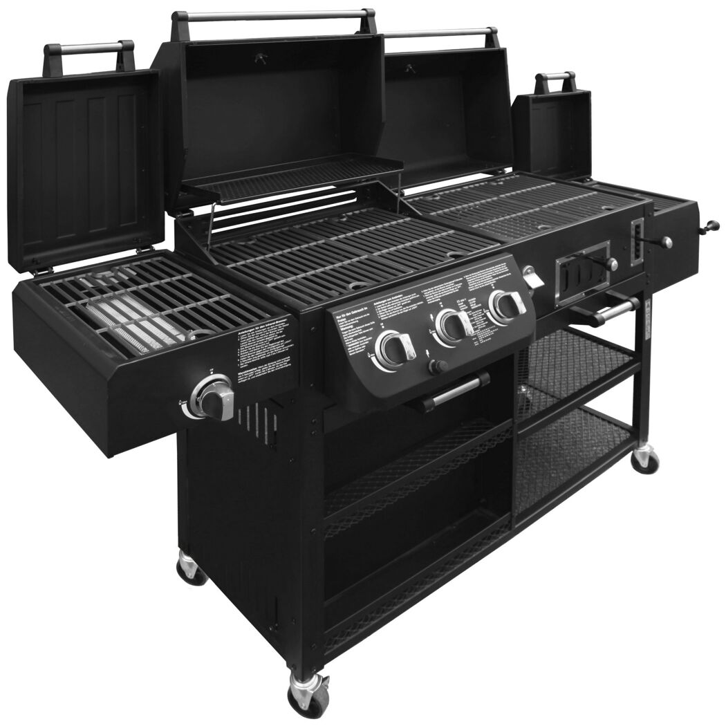 Schwarzer Kombigrill Arizona