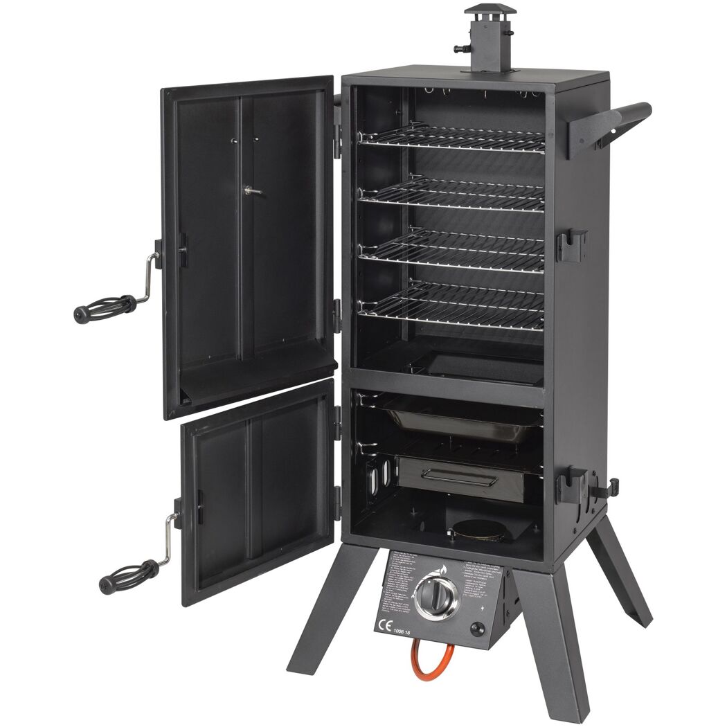Geöffneter El Fuego Gasgrill Portland XL