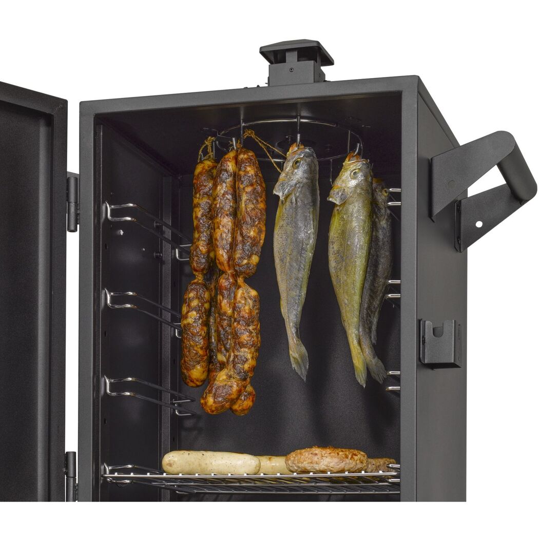 Räuchern von Würstchen und Fisch im El Fuego Portland XL