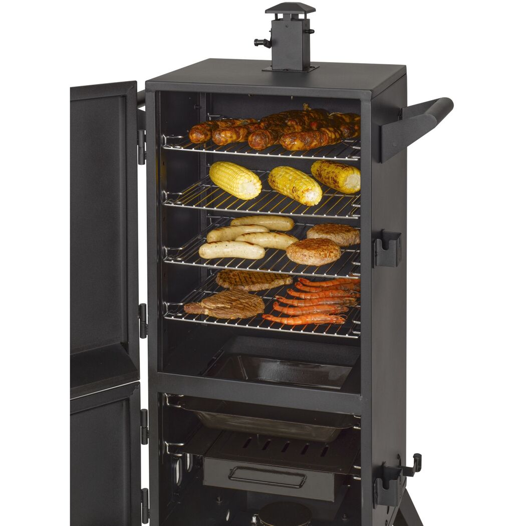 Smoker mit Grillgut