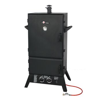 Gasgrill 'PortlandXXL' schwarz 80 x 145 x 52 cm