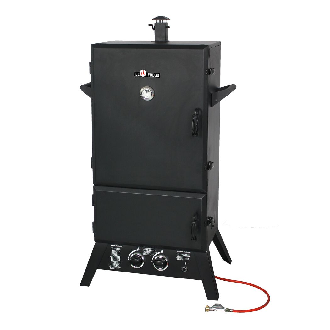 Schwarzer El Fuego Gasgrill Portland XXL