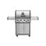 Gasgrill Concord mit vier Brennern und Seitenbrenner.