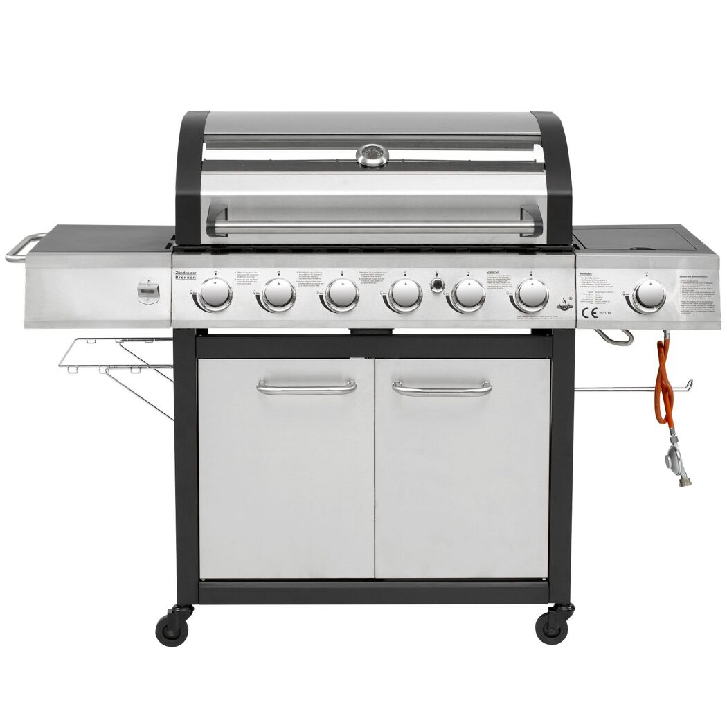 Gasgrill El Fuego Long Beach Edelstahl