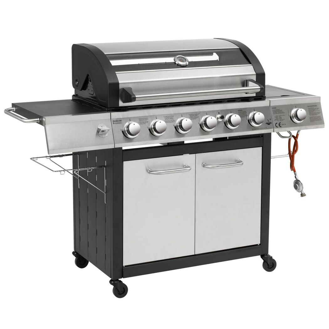 Gasgrill Long Beach El Fuego Edelstahl