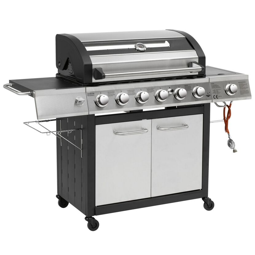 Gasgrill Long Beach El Fuego Edelstahl