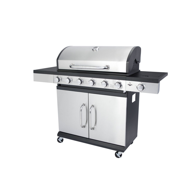 Bild von Gasgrill 'San Antonio' silbern 141 x 102 x 48 cm