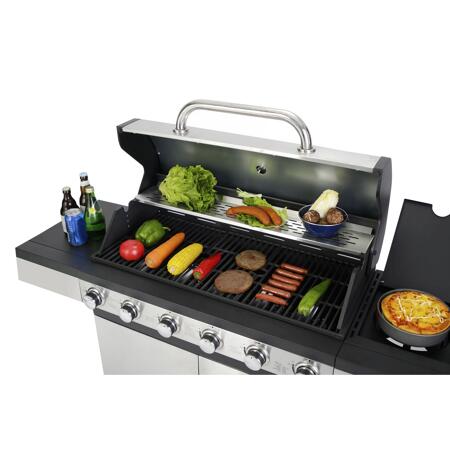 6. Bild von Gasgrill 'San Antonio' silbern 141 x 102 x 48 cm