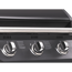 Gasgrill 'Columbus' schwarz 107,5 x 117,5 x 58,5 cm