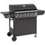Schwarzer Gasgrill 'Columbus' mit sechs Brennern