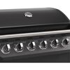 Gasgrill mit fünf Drehreglern und Thermometer