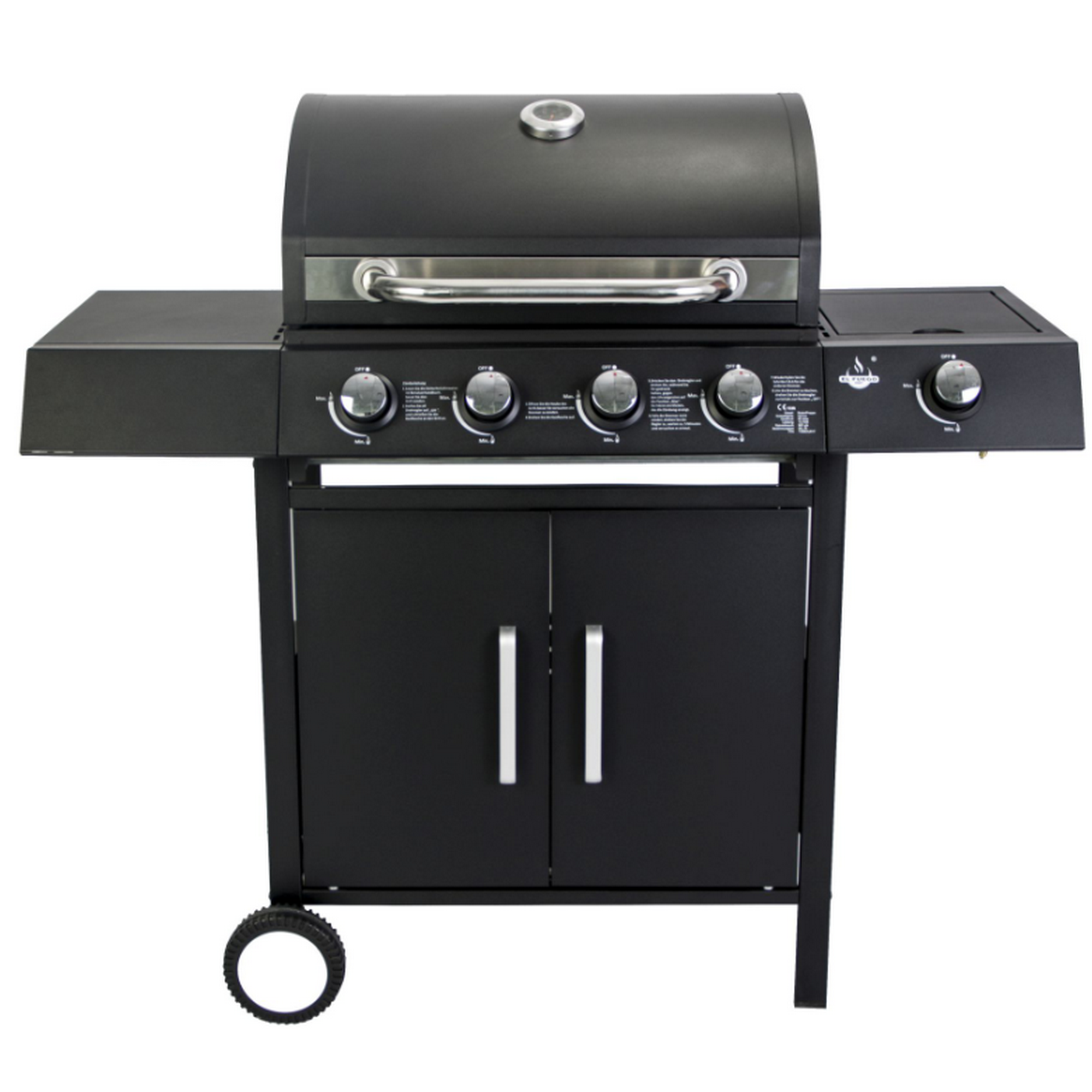 Gasgrill 'San Angelo' schwarz 110 x 120 x 48 cm + product picture