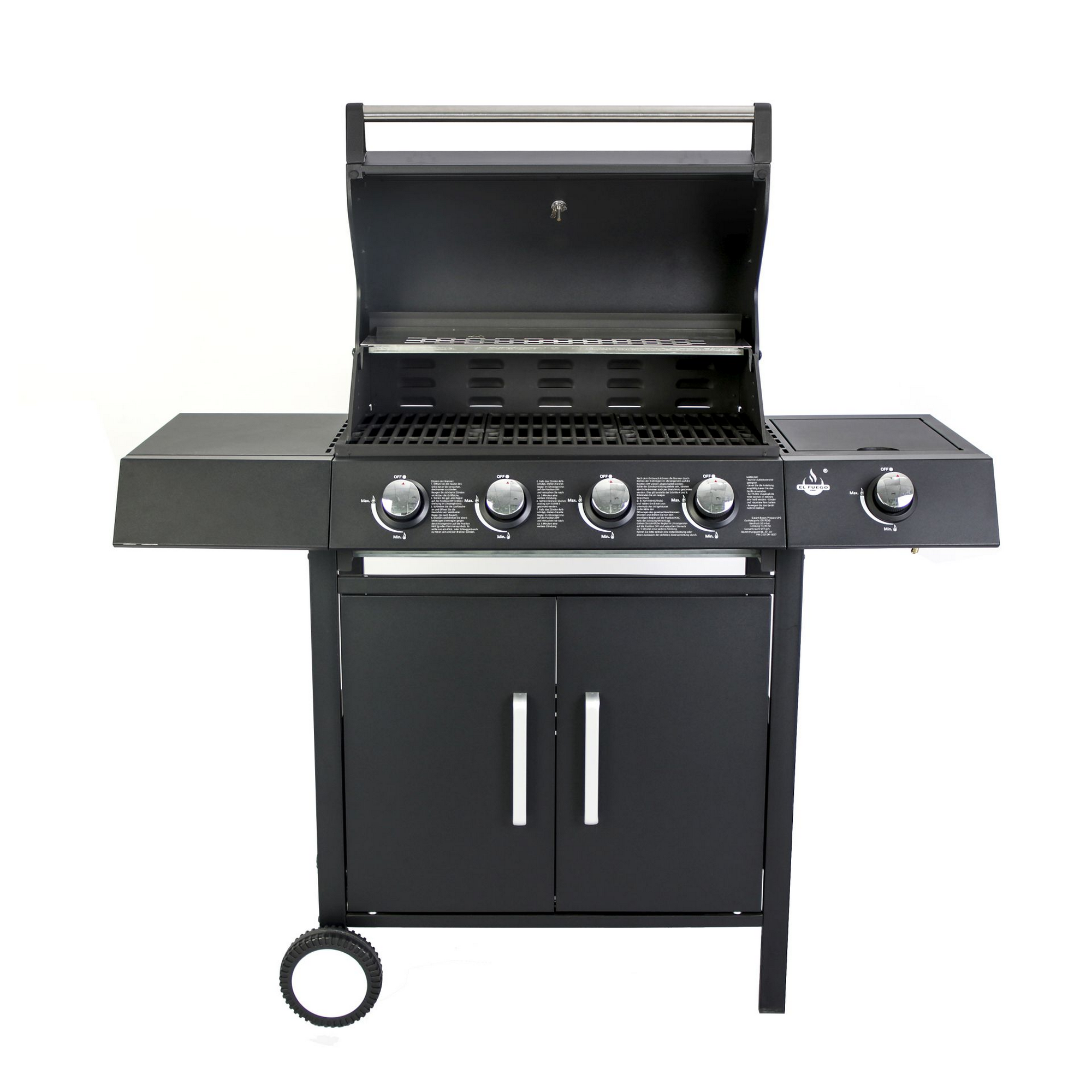 Gasgrill 'San Angelo' schwarz 110 x 120 x 48 cm + product picture