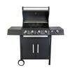Gasgrill mit geöffnetem Deckel